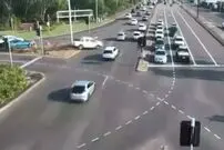 نجات معجزه آسای راننده خوش شانس استرالیایی