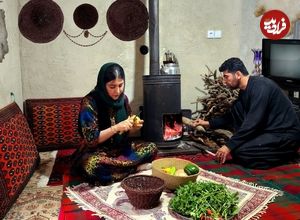 ببینید؛ غذای روستایی در ایران؛ پخت یک چلو مرغ متفاوت و اصیال