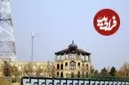 عکس| سفر زمان؛ تصویری از «حوضخانۀ قصر سلطنت‌آباد» در دوران ناصرالدین شاه