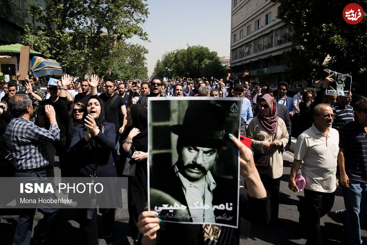 تصاویر/ مراسم تشییع ناصر ملک مطیعی