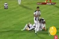 سوپرگل ۷۰ متری در لیگ‌یک ایران!