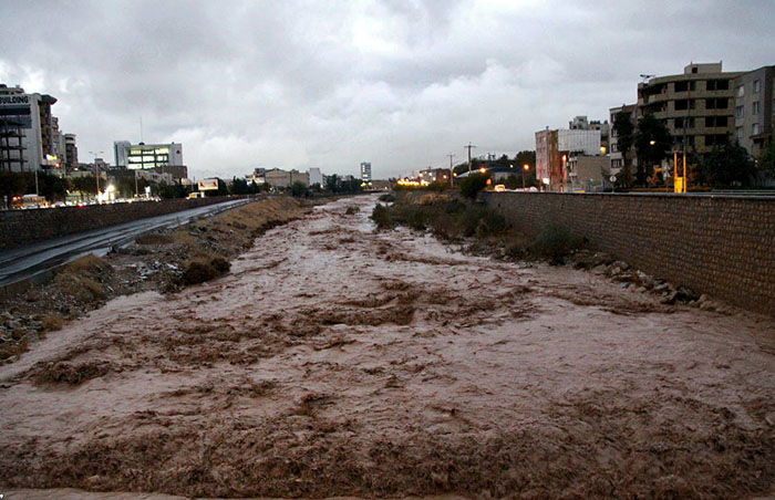 تصاویر/ رودخانه شیراز جاری شد