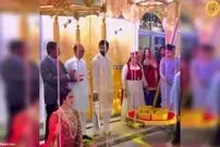 (ویدئو) جشن عروسی جنجالی؛ داماد معادل وزن عروس خانم شمش طلا تقدیم کرد!