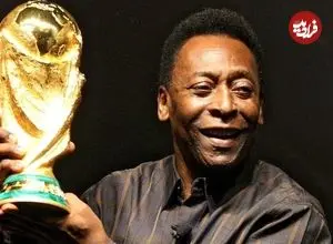 عکس| سفر در زمان؛ «پله» در فینال جام جهانی و در شیلی؛ سال 1340