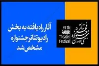 ۱۰ اثر راه یافته به مرحله نهایی بخش رادیوتئاتر؛ سی‌و‌نهمین جشنواره تئاتر فجر