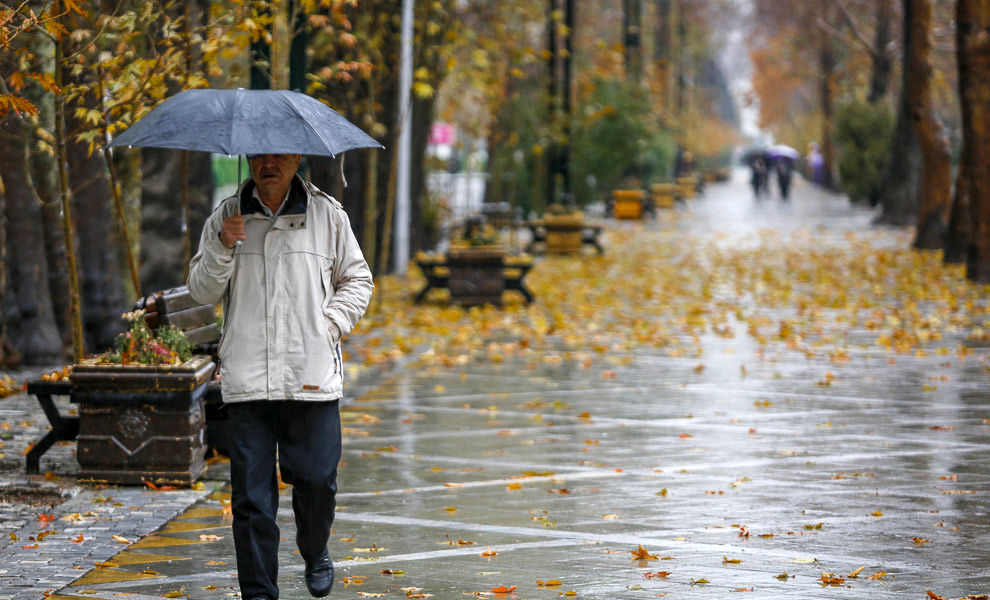 باران پاییزی از فردا در ایران شروع می‌شود