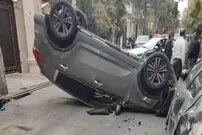 عکس/ تصادف عجیب وغریب اسپورتیج در تهران!