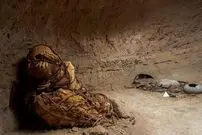 (تصاویر) کشف مومیایی مرموز ۱۲۰۰ ساله