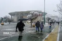 (تصاویر) برف تهران؛ ۲۳ بهمن