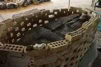 نقش‌برجسته داریوش آجرپیچ شد!