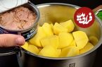 ببینید؛ نحوه تهیه یک کوکوی جدید با تن ماهی و سیب زمینی به روش آشپز آمریکایی