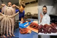 ببینید| غذای خیابانی در ترکیه؛ پخت اختاپوس به دو روش توسط سرآشپز ماهر