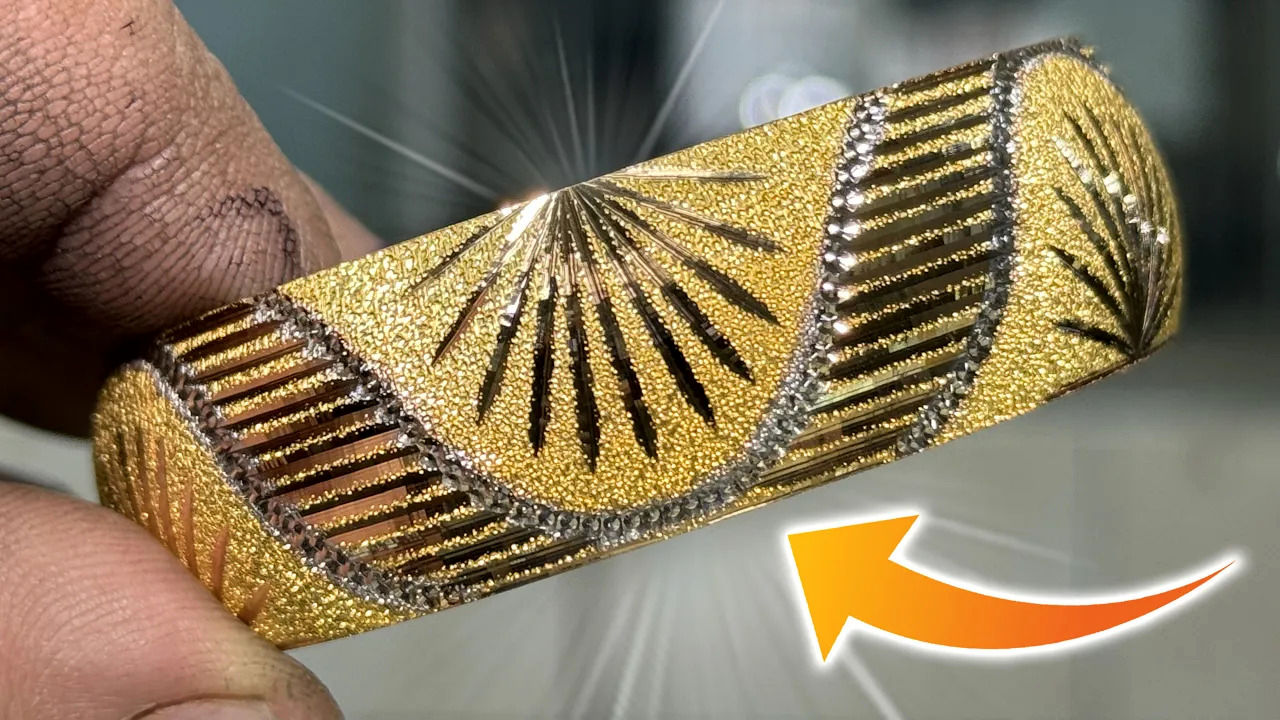 (ویدئو) دستبند طلا چگونه در کارگاه ساخته می شود؟