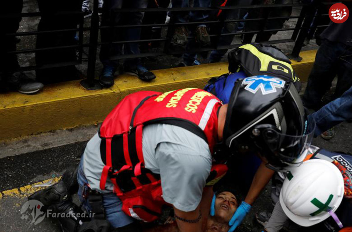 تصاویر/ کشته شدن نوجوان معترض در ونزوئلا