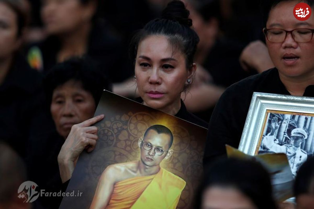 تصاویر/ آغاز مراسم پنج روزه تشییع پیکر پادشاه تایلند