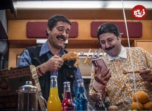 عکس؛ سفر در زمان؛ «رحمت امینی» در پشت صحنه سریال پایتخت 7؛ سال 1403