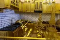 (عکس) این خانه اشرافی تمام وسایل اش از طلاست