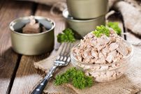 میهمانی به صرف سبزی پلو با کنسرو ماهی تن