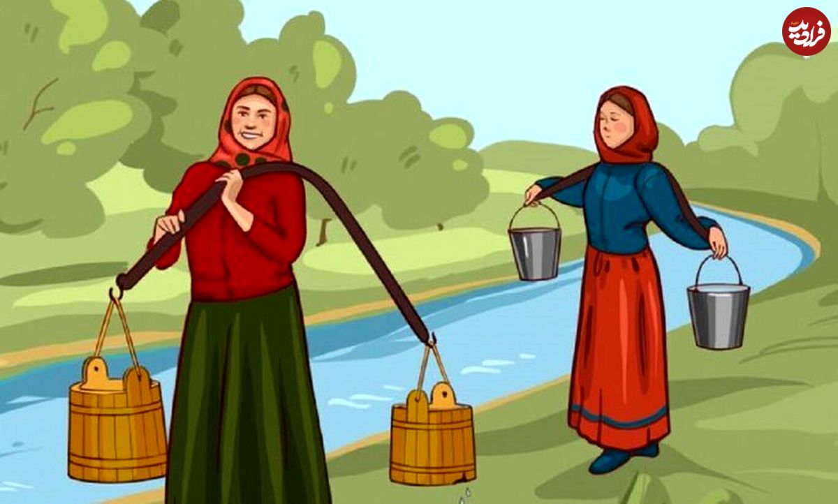 معمای هوش؛ کدام زن موفق به حمل آب می‌شود؟