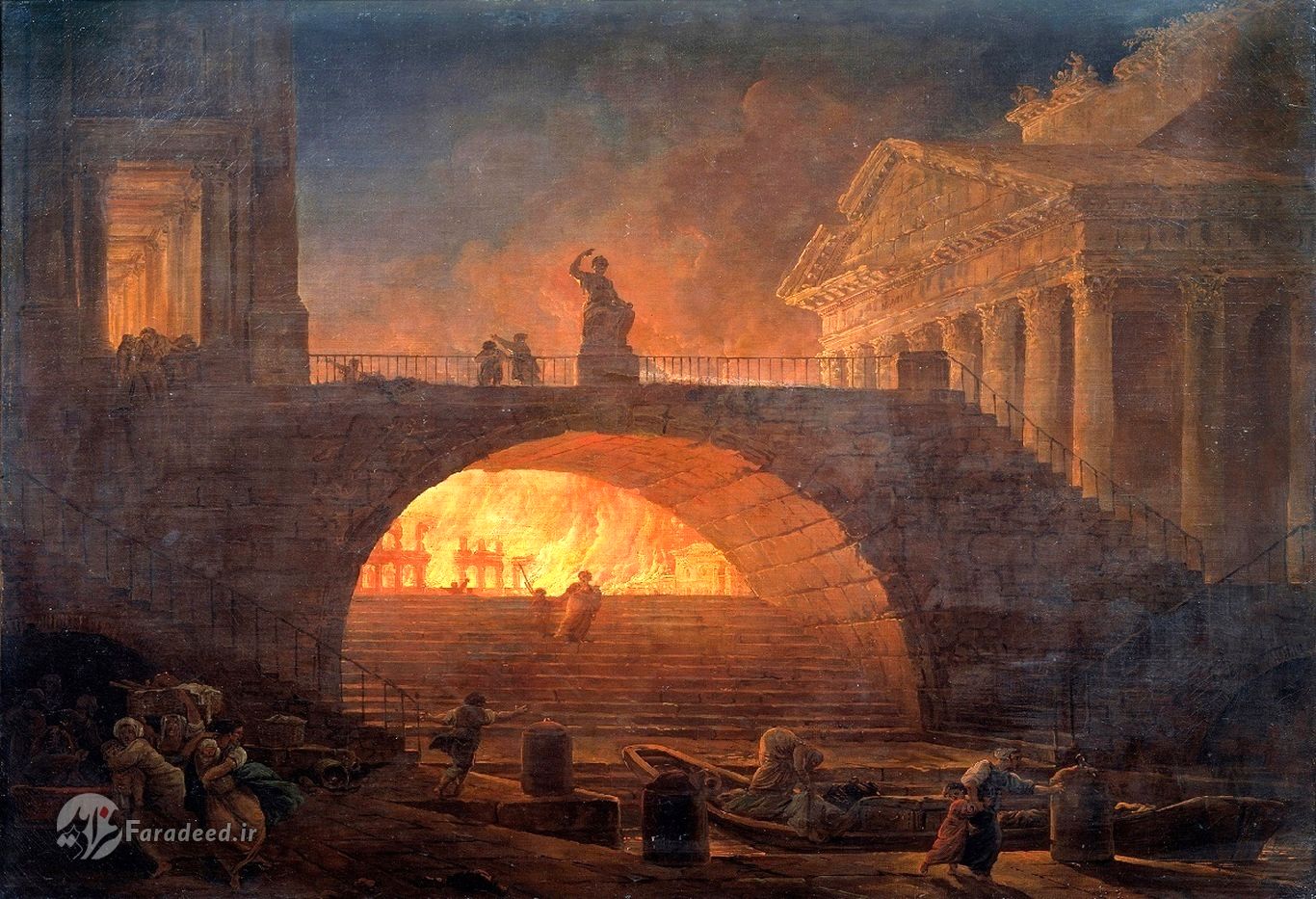 آیا نرون در هنگام آتش‌سوزی شهر رم ویولن می‌زد؟!