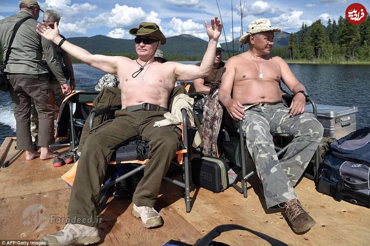 تصاویر/ تعطیلات تابستانی پوتین در جنوب سیبری