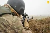 (ویدئو) رکوردشکنی عجیب تک تیرانداز اوکراینی در جنگ با روسیه