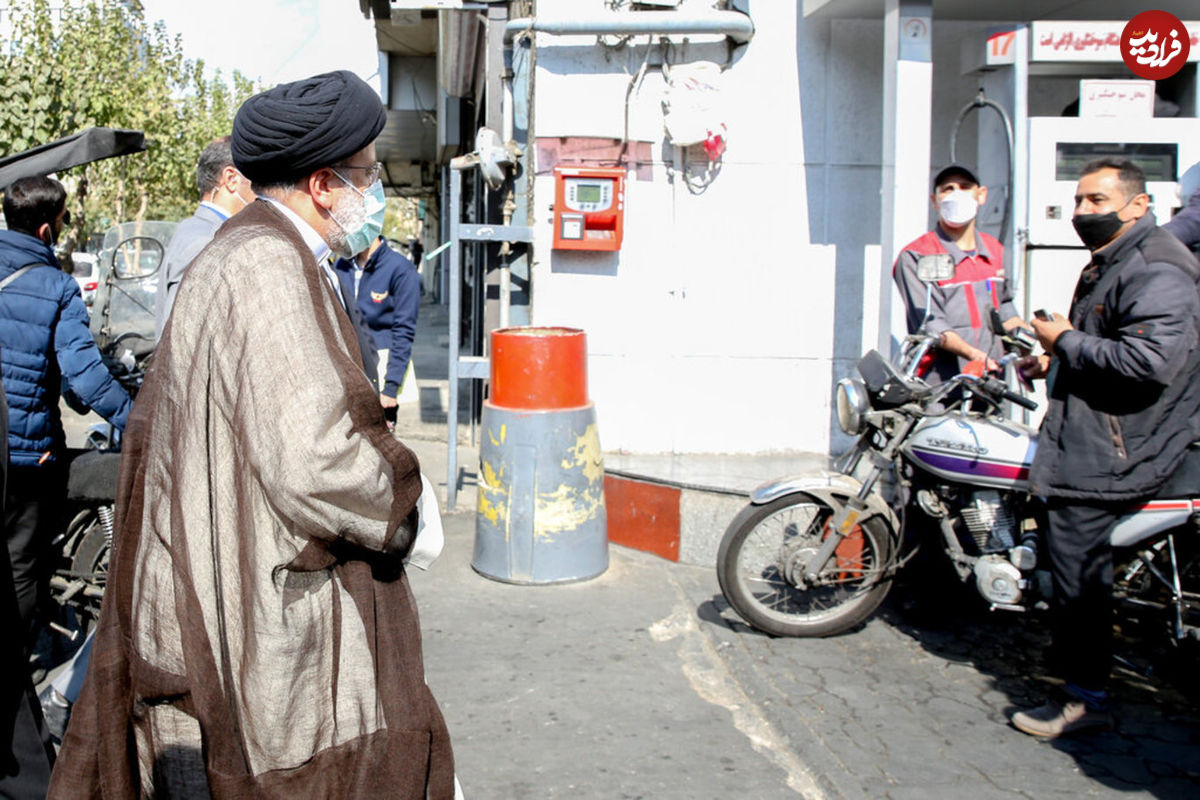 تصاوير/ حضور سرزده رئیسی در پمپ بنزین