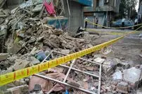 (ویدئو) ریزش هولناک یک ساختمان در قلب تهران