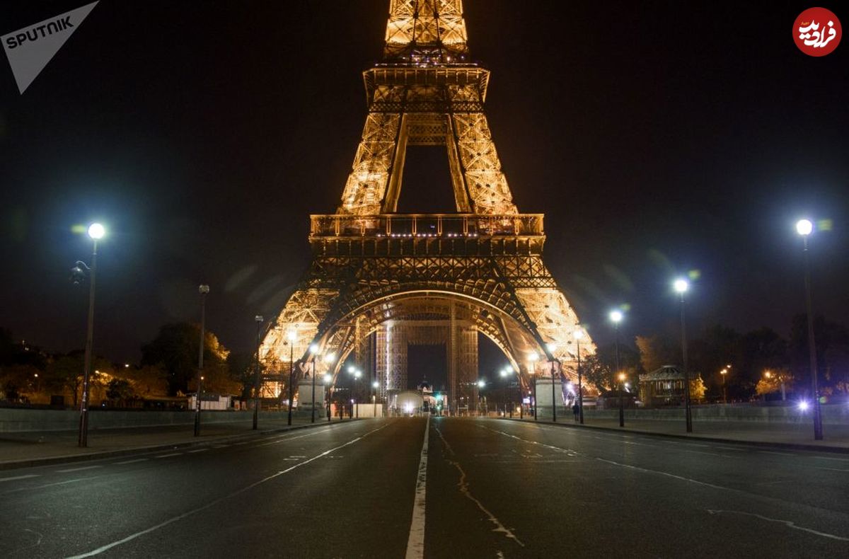 تصاویر/ خیابان‌های خلوت پاریس