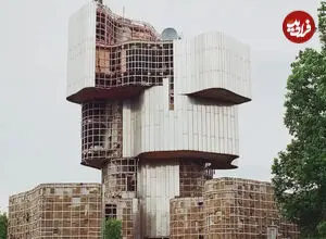 تصاویر| بنای یادبودی که غارت شد!