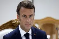 ببینید | بازدید رئیس‌جمهور فرانسه از ناو هواپیمابر شارل دو گل در مدیترانه