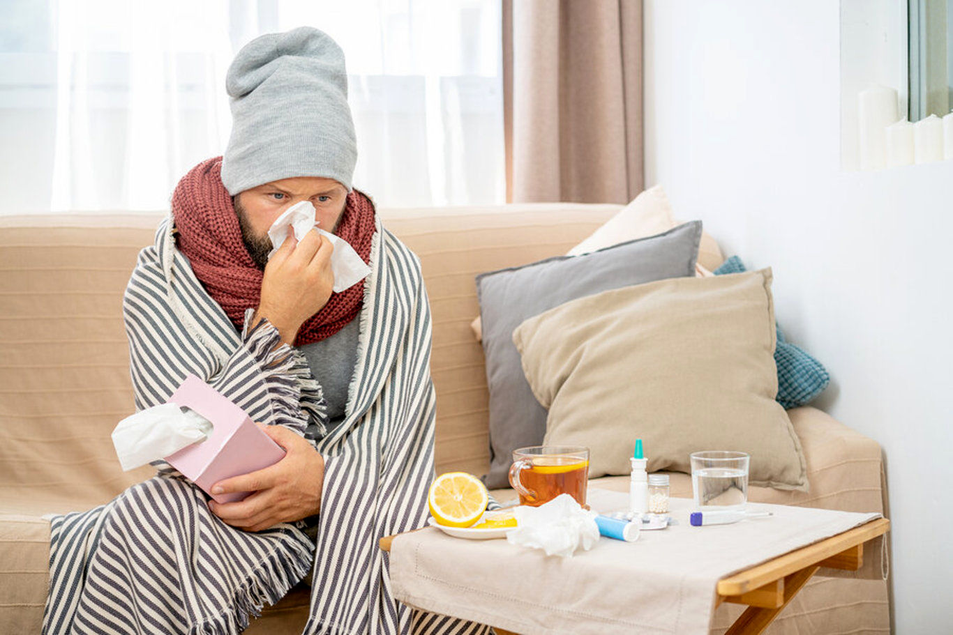اینفوگرافی/ چند راه ساده برای مقابله با سرماخوردگی
