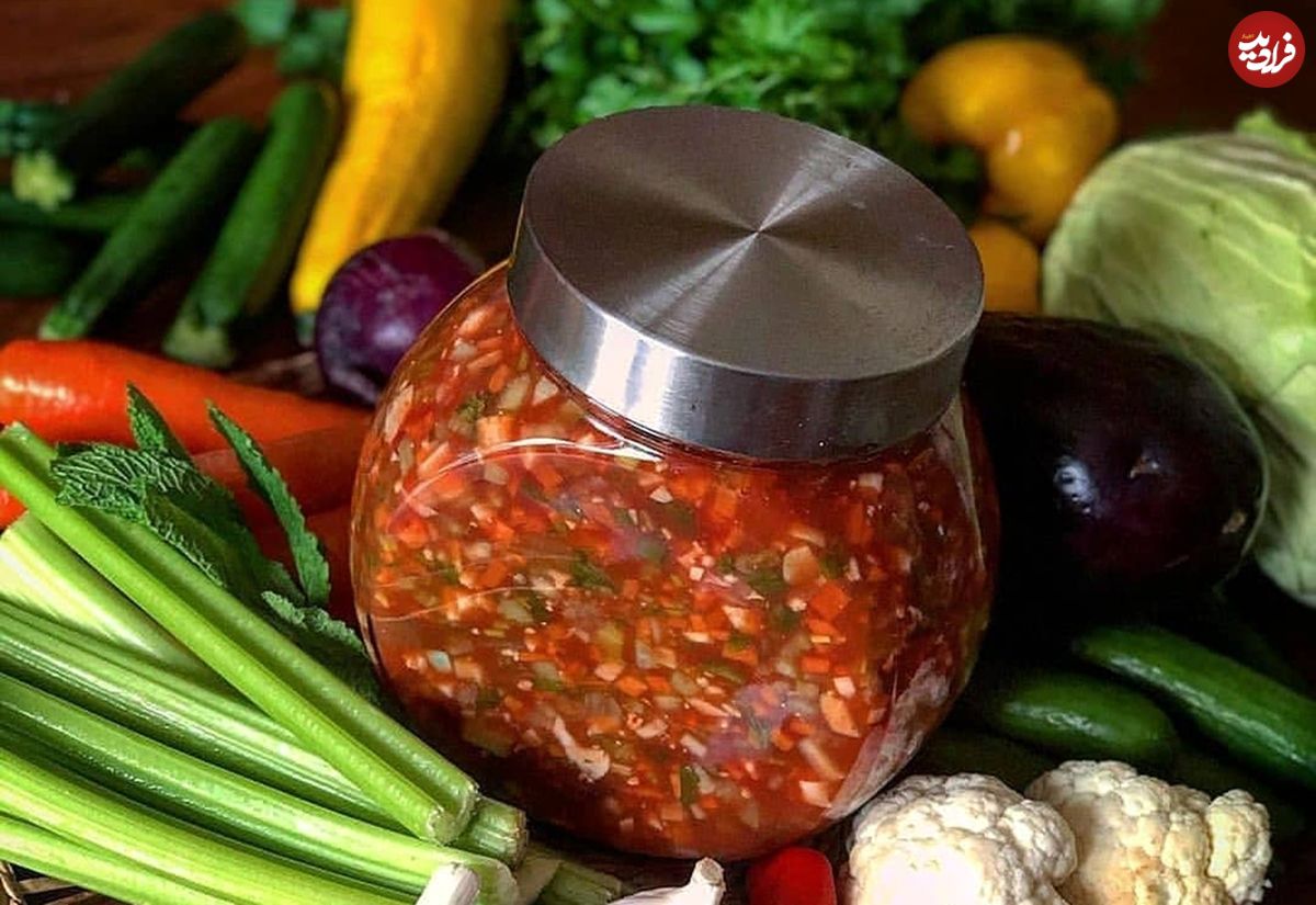 طرز تهیه ترشی بندری در خانه به سبک بازاری