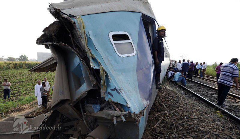 تصاویر/ تصادف مرگبار قطار در اسکندریه