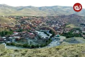 عکس| سفر زمان؛ عکس دسته‌جمعی اهالی روستای «ده‌سرخ مشهد»؛ 130 سال قبل