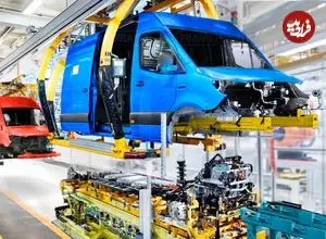 ببینید| نگاهی به مراحل تولید ون برقی اسپرینتر مرسدس بنز در آلمان