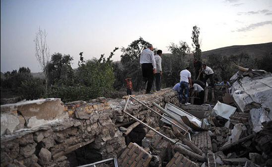 آذربایجان شرقی بعد از زلزله