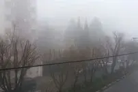 (ویدئو) فرو رفتن تهران در مه غلیظ؛ سعادت آباد محو شد!