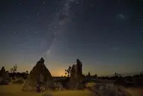 تصویری دیدنی از ایستگاه فضایی در آسمان شب