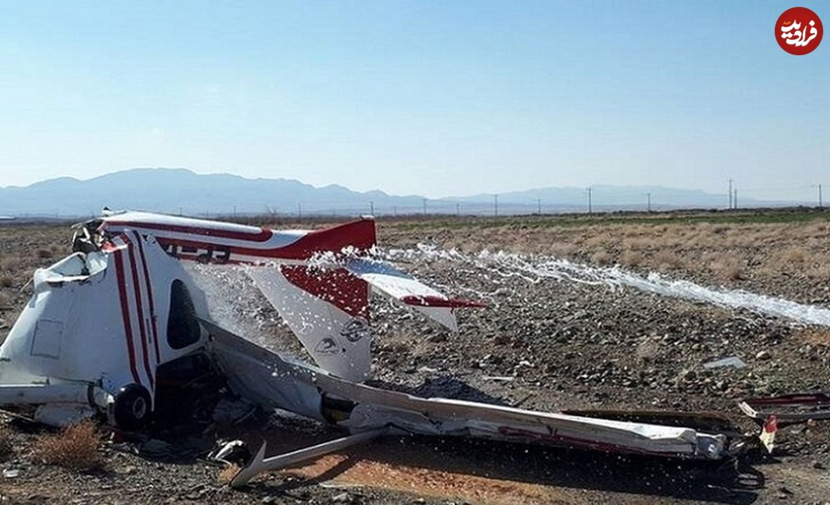 سقوط هواپیمای آموزشی در بجنورد با دو کشته