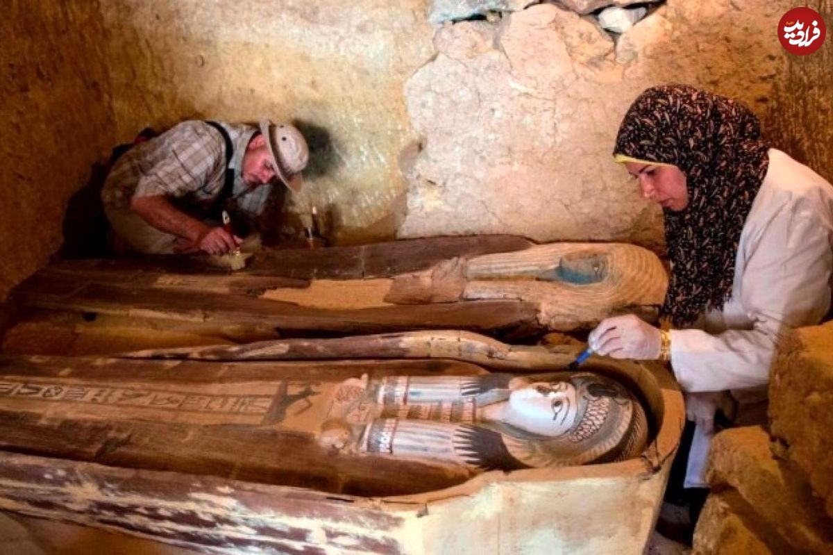 کشف مقبره‌ای ۲۲۰۰ ساله در مصر