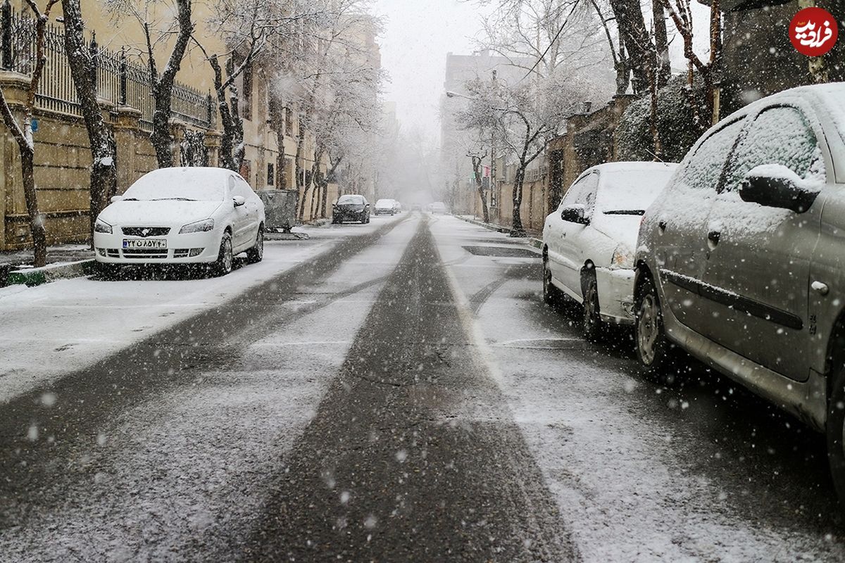 بارش برف و باران تا روز دوشنبه در تهران