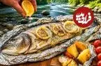 ببینید| غذای روستایی در اوکراین؛ کباب کردن ماهی شکم پر با لیمو در جنگل و در کنار رودخانه