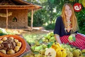 ببینید| غذای روستایی در مراکش؛ برداشت به از باغ و تهیه یک خوراک با آن در روستا