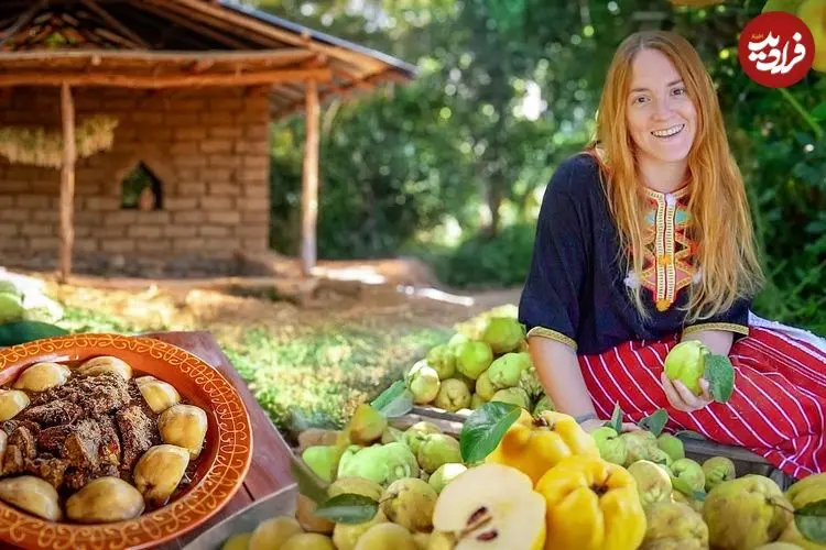 ببینید| غذای روستایی در مراکش؛ برداشت به از باغ و تهیه یک خوراک با آن در روستا