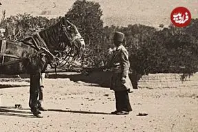 عکس| سفر به ایران قدیم؛ تصویری از «گاری‌سواری» چند تفنگچی در دوران قاجار