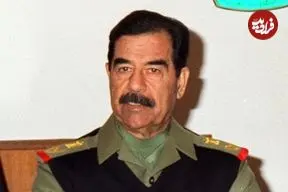 عکس| سفر در زمان؛ «صدام حسین» در کنار ملک حسین پادشاه اردن در عراق؛ سال 1368