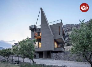 تصاویر؛ «ویلای خاکستری» در قلب ماکو؛ معماری زیبای تنها در کوهستان