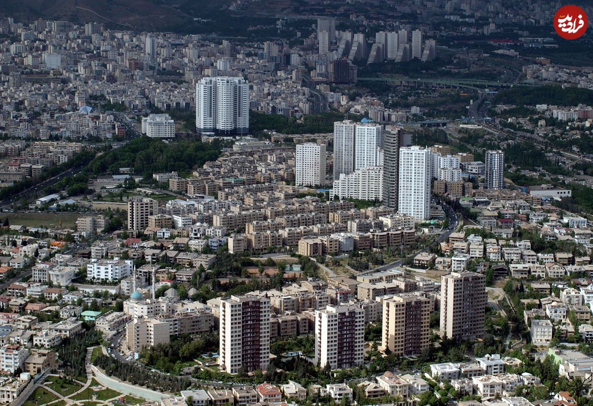 عکس؛ سفر در زمان؛ وقتی محله اعیان نشین، فقط یک بیابان بود