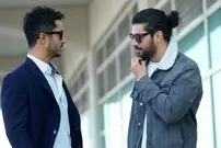 (عکس) ساعد سهیلی و برادرش در یک مراسم رسمی